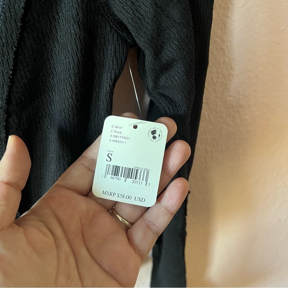 Free People Sloane Bodysuit in Black Small - Picture 11 of 11